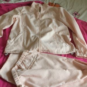 Orvis 2 piece seersucker summer suit